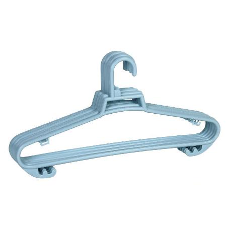 PACK DE 6 PERCHAS AZULES CLARO  38 X18 CM
