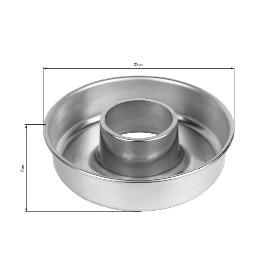 MOLDE ROSCO  ALUMINIO 25CMVENTA UNITARIA
