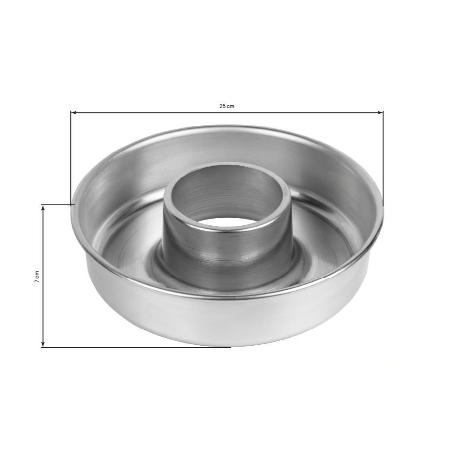 MOLDE ROSCO  ALUMINIO 25CMVENTA UNITARIA