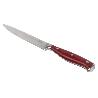 CUCHILLO VERDURAS  HOJA13CM MODELO AGUACEJO ROJO
