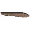 PACK 3 CUCHILLO CHULETERO MICRODENTADO HOJA 10CM  MODELO GULASH COLOR NOGAL