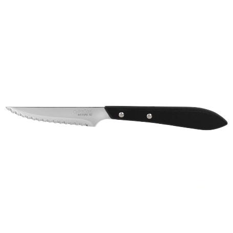 PACK 3 CUCHILLO CHULETERO MICRODENTADO HOJA 10CM  MODELO GULASH NEGRO