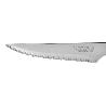 PACK 3 CUCHILLO CHULETERO MICRODENTADO HOJA 10CM  MODELO GULASH NEGRO