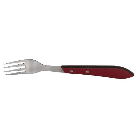 PACK 3 TENEDORES CHULETEROS MODELO GULASH ROJO
