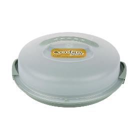 TARTERA REDONDA VERDE OPACA PAVLOVA CON ASAS Ø34,5 X 11 CM   CAJA 10 UNID.