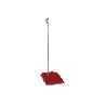 RECOGEDOR ABATIBLE  CON GOMA COLOR ROJO