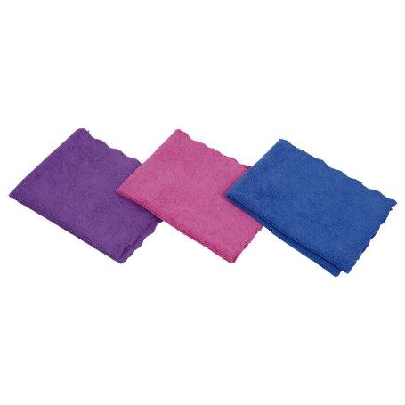 PACK DE 3 BAYETAS DE  MICROFIBRA  40X30CM   CAJA 12 UNID.