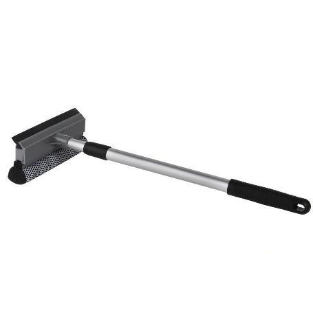 LIMPIACRISTALES ESPONJA Y RASPADOR EXTENSIBLE  48-76.5CM   CAJA 6 UNID.