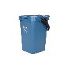 CONTENEDOR AZUL PARA PAPEL-CARTON 25L.