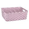CESTA  MULTIUSOS  12L 36X28X13.5 CM AZUL CIELO VENTA UNITARIA
