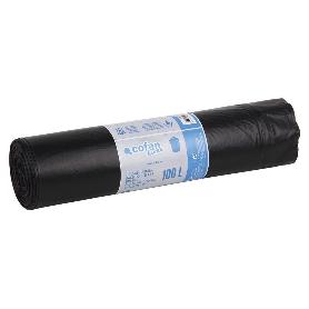 BOLSA DE BASURA  85X105 GALGA 190 COLOR NEGRO 10 UDS.