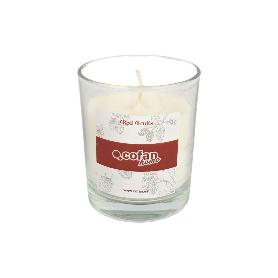 VELA AROMATICA DE CERA VEGETAL RED FRUITS 125 G   CAJA 12 UNID.
