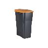 CUBO DE BASURA PARA RECICLAR 15 LITROS  COLOR NARANJA 20 X 31 X 42 CM