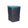 CUBO DE BASURA PARA RECICLAR 45 LITROS  COLOR AZUL 36.5 X 36 X 51  CM