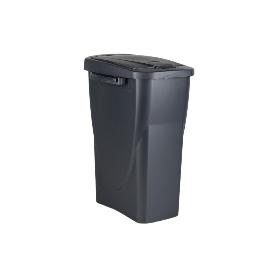 CUBO DE BASURA PARA RECICLAR 15 LITROS  COLOR GRIS 20 X 31 X 42 CM