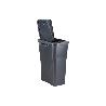 CUBO DE BASURA PARA RECICLAR 15 LITROS  COLOR GRIS 20 X 31 X 42 CM