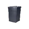 CUBO DE BASURA PARA RECICLAR 45 LITROS  COLOR GRIS 36.5 X 36 X 51  CM