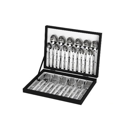 CUBERTERIA INOX MODELO BARI 24 PCS C-18/10 2,5 MM