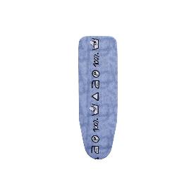 FUNDA ACOLCHADA PARA TABLA DE PLANCHAR 135X53 ICONO LAVADO