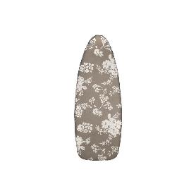 FUNDA TABLA PLANCHAR ACOLCHADA 140X60 FLORES BLANCAS