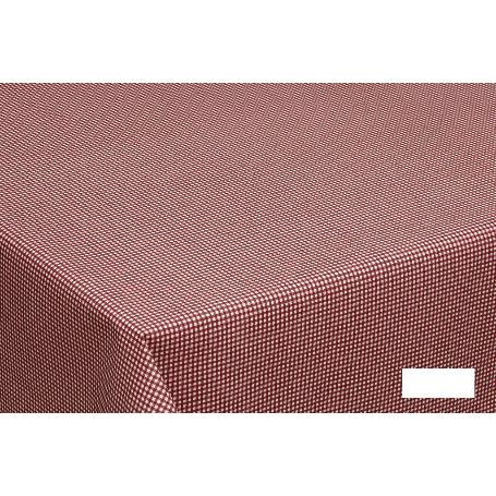 ROLLO  MANTEL ANTIMANCHAS RESINADO 1,40 X 20M 50% ALG/50% POL. CUADRITOS