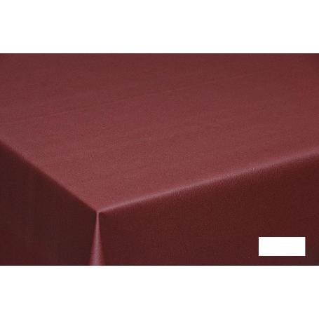 MANTEL ANTIMANCHAS RESINADO  CONFECCIONADO 1,40X2,0MT 50% ALG 50% /POL. GRANATE