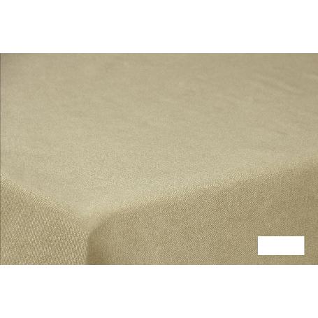 MANTEL ANTIMANCHAS RESINADO CONFECCIONADO 1,40 X 20 M 50 % ALG 50% POL. DORADO