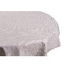 MANTEL REDONDO PÉTALOS ANTIMANCHAS RESINADO JACQUARD CONFECCIONADO 50 % ALGODÓN 50 % POLIÉSTER 1,60 M