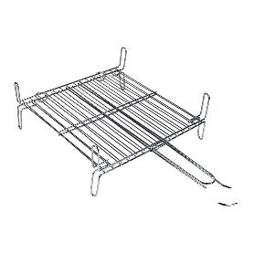 PARRILLA DOBLE ZINCADO 45X45CM