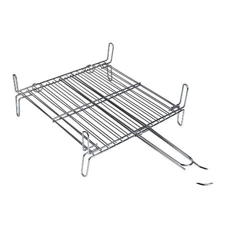 PARRILLA DOBLE ZINCADO 45X45CM