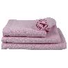 TOALLA DUCHA ROSA CLARO GR.580/M2 GAMA FLOR 70X140CM