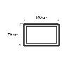 TOALLA DUCHA BURDEOS 580GR/M2  MODELO PARIS 70X140CM