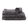 TOALLA BAÑO GRIS ANTRACITA GR.580/M2 MODELO PIEDRA 100X150CM