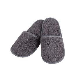 ZAPATILLAS BAÑO GRIS ANTRACITA MODELO PIEDRA TALLA.L