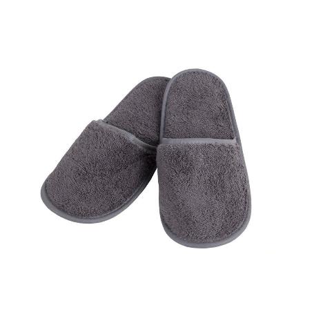 ZAPATILLAS BAÑO GRIS ANTRACITA MODELO PIEDRA TALLA.L