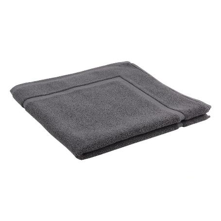 ALFOMBRA BAÑO GRIS ANTRACITA GR.1000 MODELO PIEDRA 60X60CM