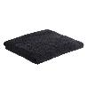TOALLA TOCADOR NEGRO GR.580/M2 MODELO BRILLANTE 30X50CM