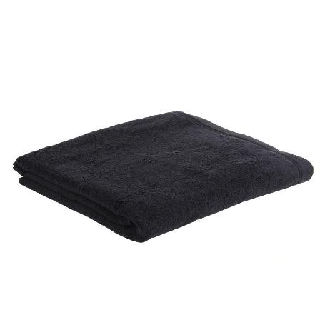 TOALLA DUCHA NEGRO GR.580/M2 MODELO BRILLANTE 70X140CM