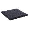 ALFOMBRA BAÑO NEGRO GR.1000 MODELO BRILLANTE 60X60CM