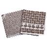 PACK 2 PAÑOS COCINA 50X50 TOSTADO