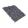 SET DE 4 UDS. LOSETA ALVEOLADA GRIS OSCURO DE PVC 33 X 33 X 2 CM