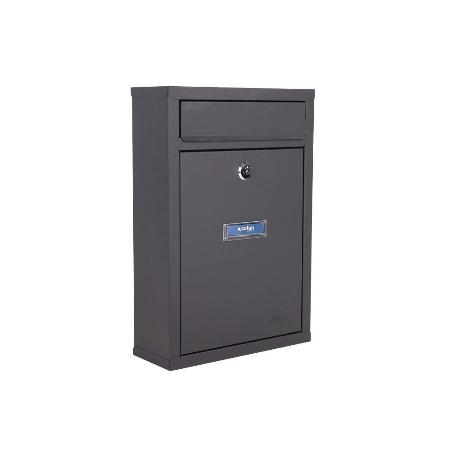 BUZÓN CORREO EXTERIOR NEGRO MODELO LETTER 320X215X85MM