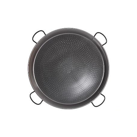 PAELLERA ACERO PULIDA Ø90CM(4 ASAS)