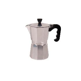 CAFETERA ITALIANA DE ALUMINIO PARA INDUCCIÓN 6 TAZAS