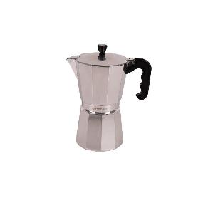 CAFETERA ITALIANA DE ALUMINIO PARA INDUCCIÓN 12 TAZAS