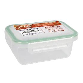 FIAMBRERA VERDE RECTANGULAR CON JUNTA BI-MATERIA MODELO YUBA 1 L