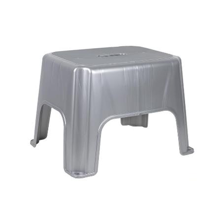 TABURETE GRIS  40X30X28   CAJA 6 UNID.