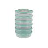 FIAMBRERA TORTILLA REDONDA VERDE  24.5X6.5CM VENTA UNITARIA