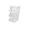 VERDULERO BLANCO 3 CESTAS  62X39X32 CM