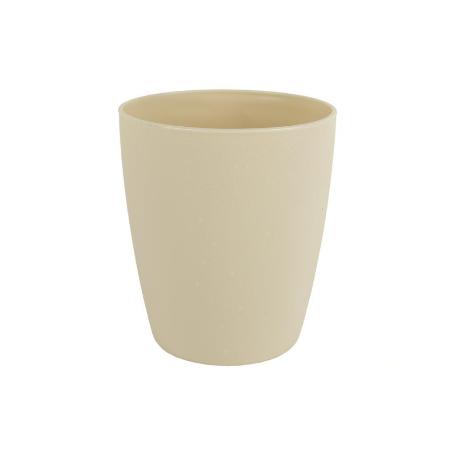 VASO DE AGUA BEIGE  MODELO NARA 400ML   CAJA 6 UNID.